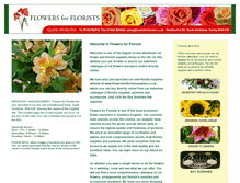 Tablet Screenshot of flowersforflorists.co.uk